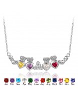 Personalized Birthstone Necklace JEWJONE101904